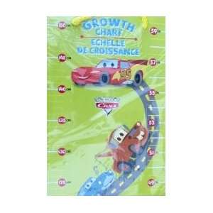  Disney Cars Growth Chart Measures Childs Height up to 59 