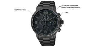    Citizen Mens CA0295 58E Eco Drive Nighthawk Watch Watches