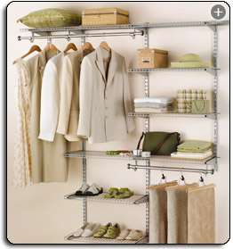   shelves make reconfiguring your closet quick and simple. View larger