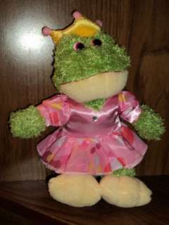 Dan Dee Princess frog in pink dress  