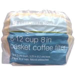  8   12 cup Basket Coffee Filters   200 Count Everything 