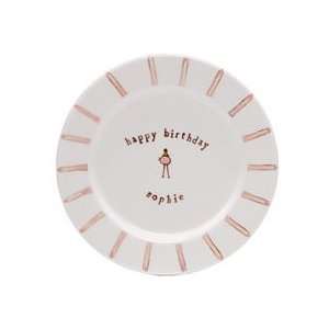  personalized bird birthday plate