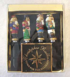   Home for the Holidays Pate Knives Servers Nutcracker Boxed Set  