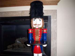   Rare 42 Traditional Waiter Wooden Nutcracker Indoor Use ~NEW~  