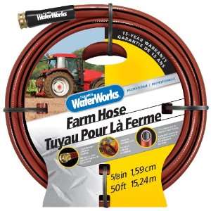   Hose WC7358050 Professional 5/8 Inch x 50 Foot Red Garden Hose Patio