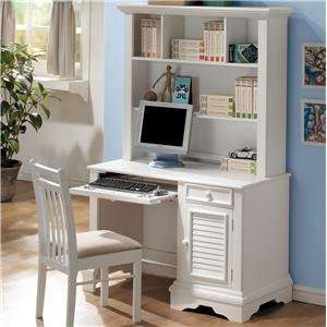    Traditional Student Computer Desk with Hutch