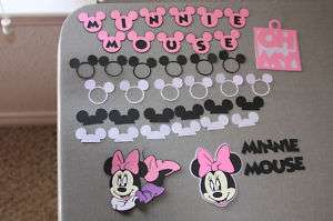 Disney Minnie Mouse Cricut Die Cuts / Sets  