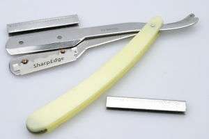 Yellow Barbers Shaving Razor Shavette Disposable Blades  