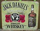 Jack Daniels Whiskey Sour Mash Distillery Bottle Drink Bar Garage Tin 