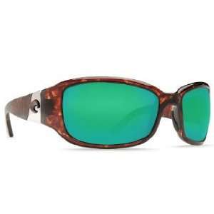  Costa Del Mar Gatun Sunglasses   Tortoise Frame   Green 
