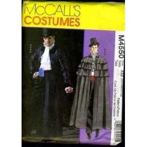 Costumes Sewing Pattern M4550 SZ XN DR. JEYKLL/MR. HYDE COSTUME 