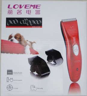 LOVEME Rechargeable Pet Dog Hair Trimmer Clipper  