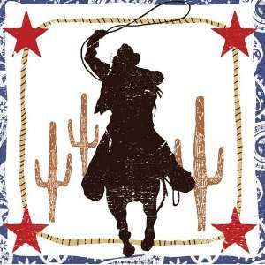  Cowboy Themed Paper Luncheon Napkins   Rodeo Boy Toys 