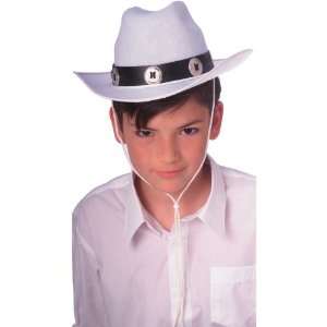  Kids White Concho Cowboy Hat Toys & Games