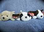 MIXED LOT OF RETIRED TY BEANIE BABIES 3 DOGS SO CUTE