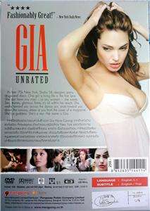 GIA [Unrated] Angelina Jolie, Wild Supermodel Drama DVD  