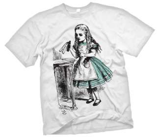DRINK ME Alice in Wonderland Vintage disney T Shirt NEW  