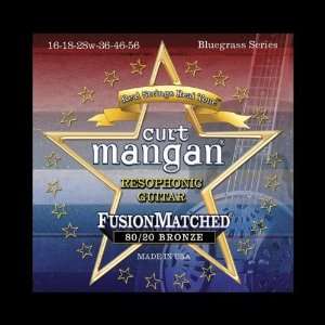  Curt Mangan Fusion Matched 80/20 Bronze Resophonic Strings 