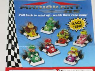   Ball Figures Nintendo Super Mariokart DS Pull Back Car Avail 7  