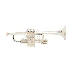  Bach D180 Stradivarius Series D Trumpet (Silver) Musical 
