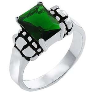   Tqw11734ZEH David Yurman Inspired Emerald Fashion Ring (6) Jewelry
