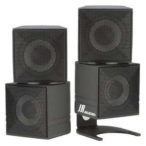  JA Audio 2 Diamond Cube Speakers   Black (Pair 