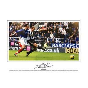 Alan Shearer Newcastle United   Toon Hero   Autographed 16x12 