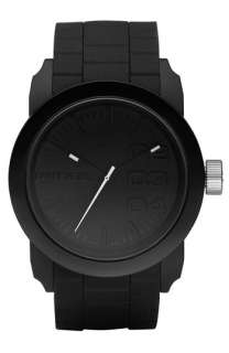 DIESEL® Silicone Strap Round Watch  