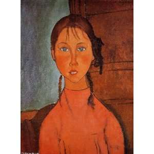 FRAMED oil paintings   Amedeo Modigliani   24 x 32 inches   Girl with 