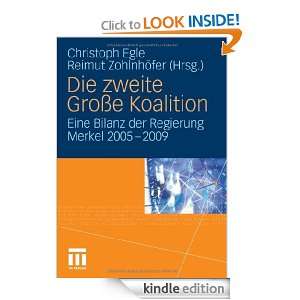   Koalition Eine Bilanz der Regierung Merkel 2005 2009 (German Edition