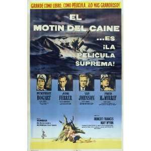  The Caine Mutiny (1954) 27 x 40 Movie Poster Spanish Style 