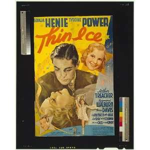  Thin ice,Tyrone Power,Sonje Henie,Arthur Treacher,1937