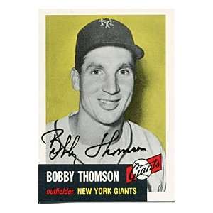 Bobby Thomson Autographed/Signed Card