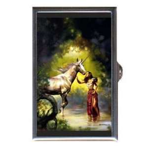 BORIS VALLEJO BRUNETTE UNICORN Coin, Mint or Pill Box Made in USA