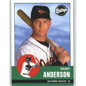  2001 Upper Deck Vintage #75 Brady Anderson   Baltimore 