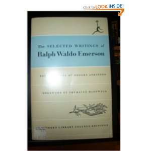   Ralph Waldo Emerson, The Ralph Waldo & Brooks Atkinson Emerson Books