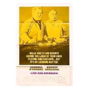  LAW AND DISORDER CARROLL OCONNOR ERNEST BORGNINE 27X41 