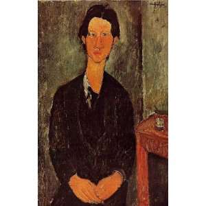  Oil Painting Portrait of Chaim Soutine Amedeo Modigliani 
