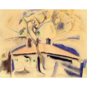 Hand Made Oil Reproduction   Charles Demuth   32 x 26 inches   House 