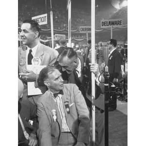  Christian A. Herter Talking on Floor During the G.O.P 