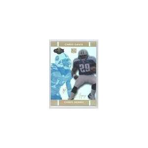   Hologold Blue #65A   Chris Henry/Chris Davis/25 Sports Collectibles