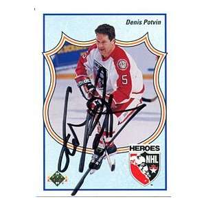 Denis Potvin Autographed / Signed 1991 92 Upper Deck Card
