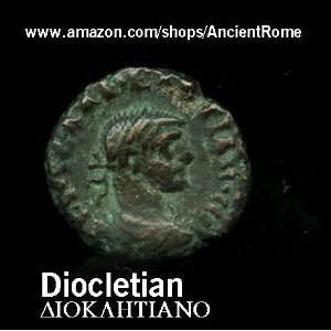  Diocletian as AUGUSTUS. ELPIS HOLDING FLOWER. ALEXANDRIA 