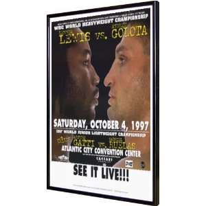  Lennox Lewis vs Andrew Golota 11x17 Framed Poster