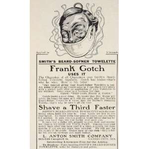  1911 Vintage Ad Smith Beard Sofner Shaving Frank Gotch 