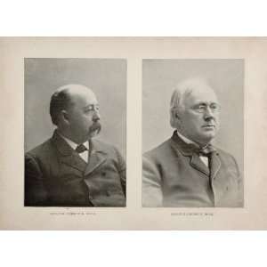  1899 Cushman K. Davis George F. Hoar Henry Lodge Print 