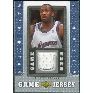   /08 Upper Deck UD Game Jersey #GA Gilbert Arenas Sports Collectibles