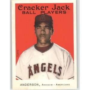  2004 Topps Cracker Jack Mini #4 Garret Anderson   Anaheim 