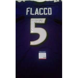 Joe Flacco Signed Baltimore Raves Jersey