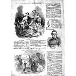  1848 JOHN BARROW PARIS FASHION ADELPHI THEATRE SCENE